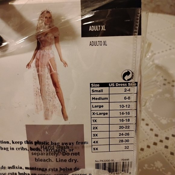 🆕 Women's Cosmos Goddess Costume, XL, New - Picture 12 of 12